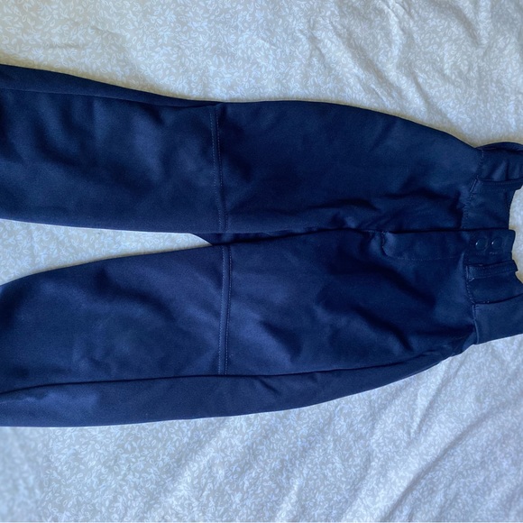 Alleson youth baseball pants, size XS, navy blue - Picture 2 of 3